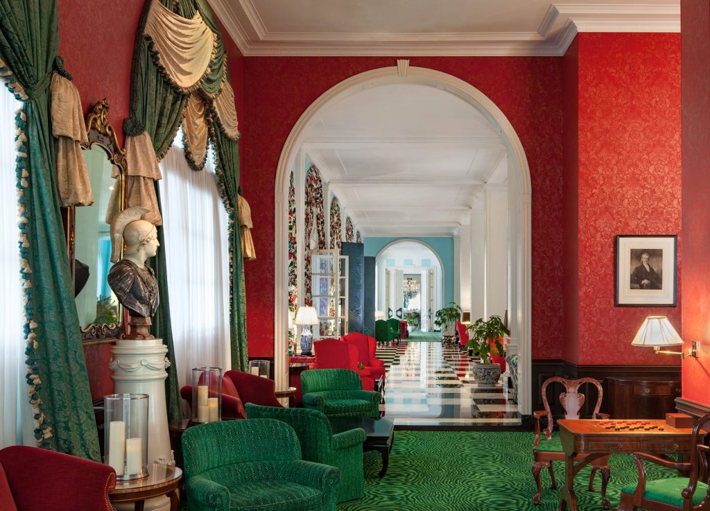 Women Interior Designers: Women Interior Designers: Dorothy Draper, The Greenbrier Hotel, 1946-1948, Greenbrier County, West Virginia, USA. Digs.