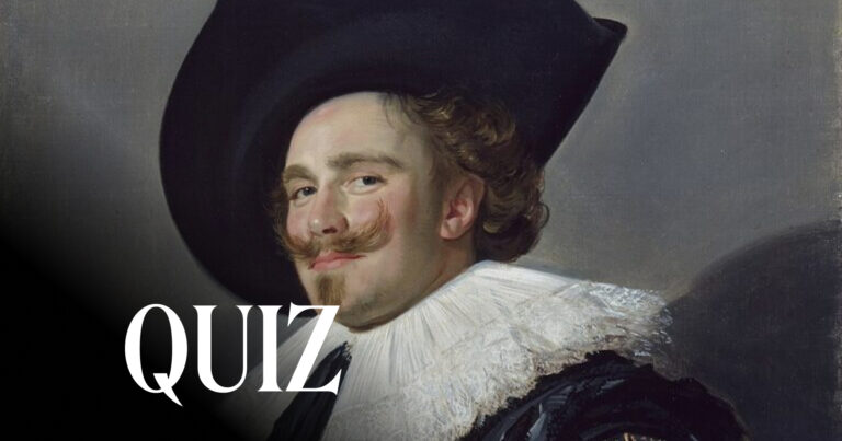 A painting by Frans Hals, 1624, Wallace Collection, London, UK. Detail.
