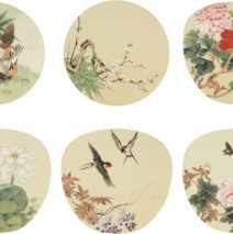 LOT 612 – 花鳥畫稿（六件一組）