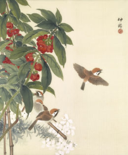 LOT 649 – 鳳仙雀鳥圖